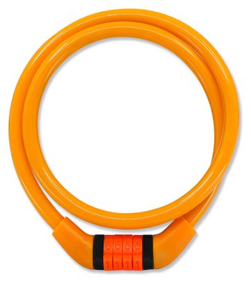 Set casque de vélo pour enfants  antivol et sonnette | Tigre Orange