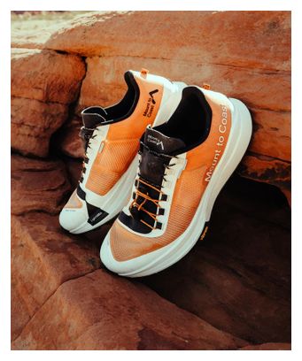 Trail-Laufschuhe „Mount to Coast T1 Clay“ in Koralle/Beige für Herren