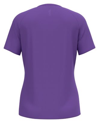 Odlo Essential Print Maglia a maniche corte da donna viola