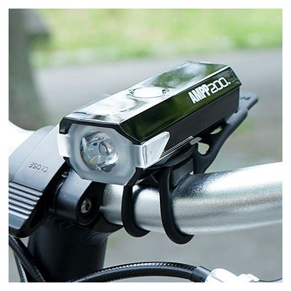 Fanale anteriore Cateye AMPP 200 nero