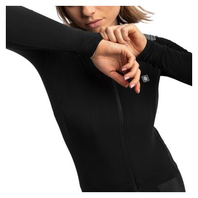 Maillot vélo thermique femme Cyclisme SRX M4 Selva Negra Noir