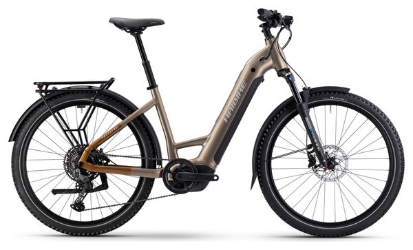VTC Électrique Haibike Trekking 6.5 Low Shimano Cues 10V 27.5'' 600Wh Marron 2025