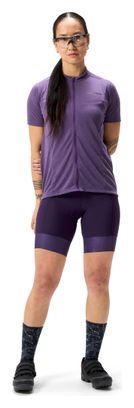 Maillot Manches Courtes Femme Endura Loop Full Zip Violet