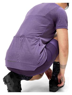 Maillot Manches Courtes Femme Endura Loop Full Zip Violet
