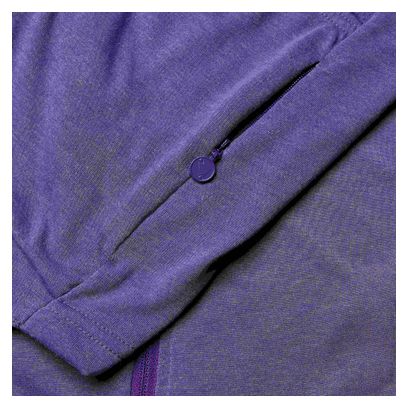 Maillot Manches Courtes Femme Endura Loop Full Zip Violet