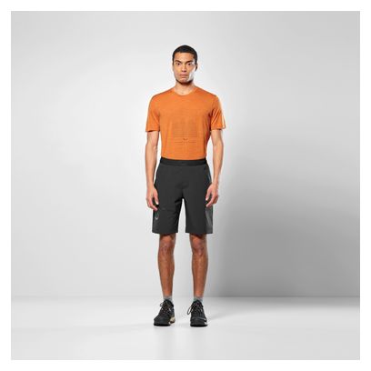 Pantaloncini da trekking Salewa Puez 4 Uomo Nero