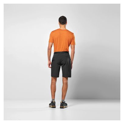 Pantaloncini da trekking Salewa Puez 4 Uomo Nero