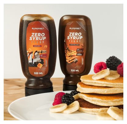 Yummy Zero Syrup (6x320ml) - Superset Nutrition - Caramel - Sirops Zéro Calories