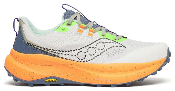 Saucony Xodus Ultra 4 Trail-Schuhe Weiß/Orange Herren
