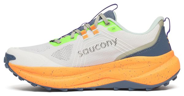 Saucony Xodus Ultra 4 Trail-Schuhe Weiß/Orange Herren