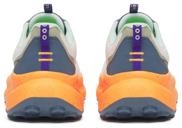 Saucony Xodus Ultra 4 Trail-Schuhe Weiß/Orange Herren