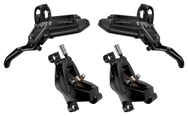 Sram Code Silver Stealth Disc Brake Set (Without Rotor) 950 mm / 2000 mm Black