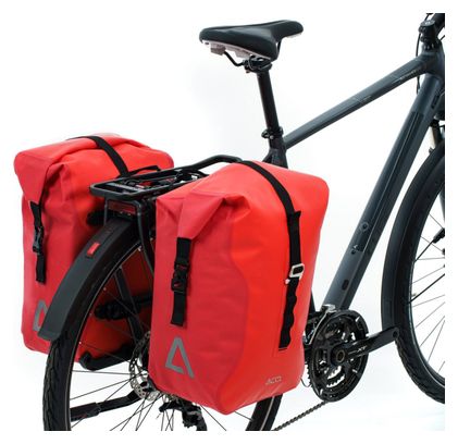 Acid Pro 20/2 SMLink 40L (2x20L) Pair of Bike Bags Red