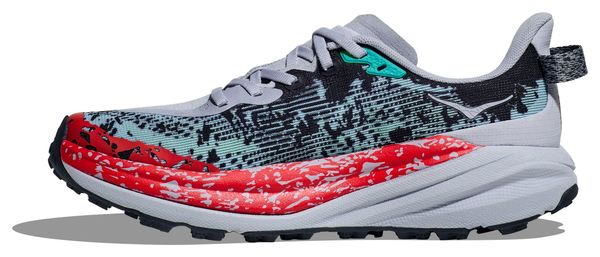 Zapatillas de trail Hoka Speedgoat 6 para mujer Azul/Rojo