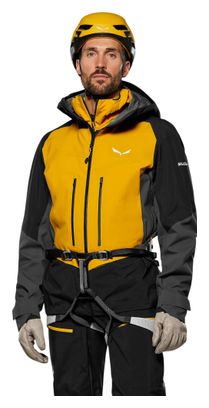 Giacca impermeabile Salewa Ortles Gore-TEx Pro gialla da uomo