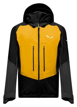 Giacca impermeabile Salewa Ortles Gore-TEx Pro gialla da uomo