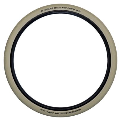 Schwalbe Fat Frank 26'' Tubetype City-Reifen, starre Karkasse, K-Guard SBC, cremefarben, reflektierend
