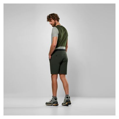 Pantaloncini da trekking Salewa Puez 4 Uomo Verde