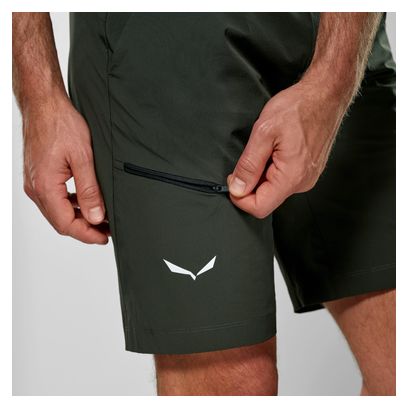 Pantaloncini da trekking Salewa Puez 4 Uomo Verde