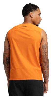 Débardeur trail running homme Randonnée Apex Orange Orange