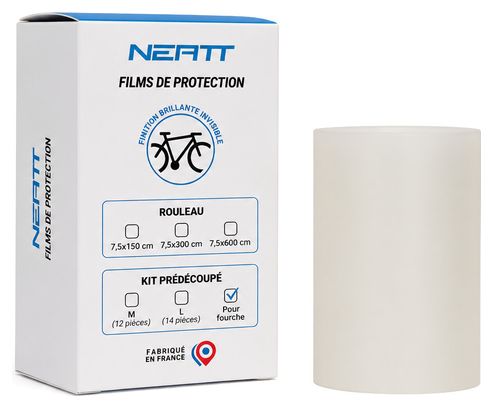 Neatt Pre-Cut Protective Film Kit for Fork (Clear Gloss)