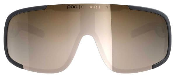 Paar Poc Aspire Clarity Uranium Black / Brown Silver Mirror Goggles