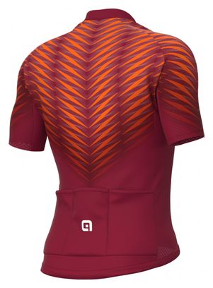 Alé Thorn Burgund Kurzarmtrikot