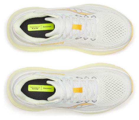 Saucony Guide 19 Laufschuhe Weiß/Gelb Damen