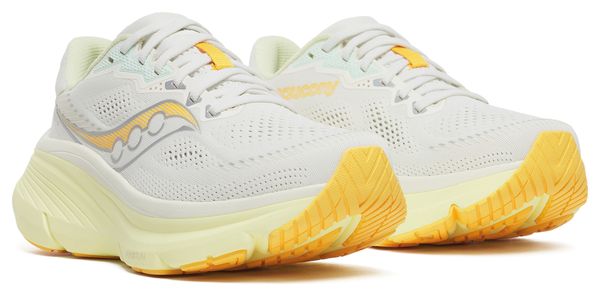 Saucony Guide 19 Laufschuhe Weiß/Gelb Damen