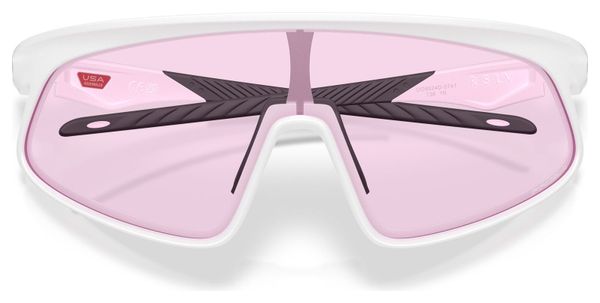 Occhiali Oakley RSLV 141 Matte White/Prizm Low Light/Rif.: OO9524D-0741