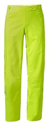 Vaude Moab Rain Pants Fluorescent Yellow