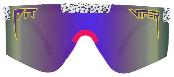 Pair of Pit Viper The Son of Beach 2000 Violet/White Goggles