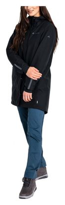 Gefütterter Parka II Vaude Radfahrer Schwarz Frau