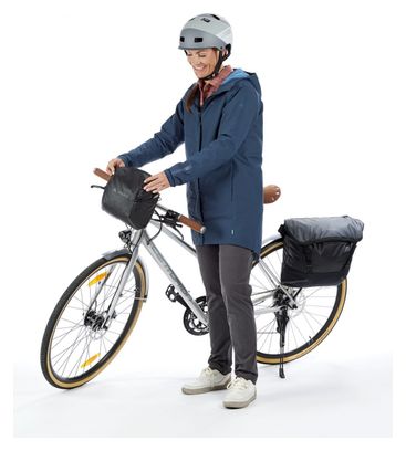 Gefütterter Parka II Vaude Radfahrer Schwarz Frau