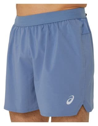 2-in-1 Shorts Asics Road 5in Blau