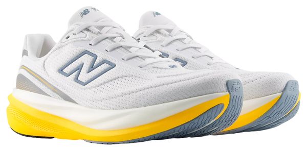 New Balance 1080 v15 Running Shoes, White/Orange, Men's