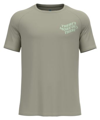 Odlo Essential Print Grey short sleeve jersey