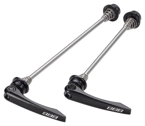 BBB Quick Release axle titanium LIGHTBLOCK 130 Black