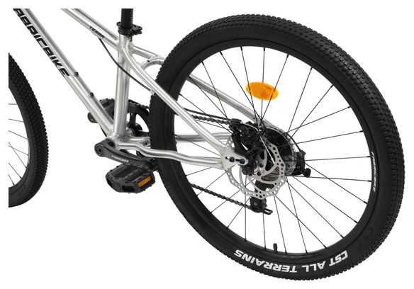 Terra - VTT 24" alu  8-12 ans  7 vit.  freins à disque  suspension.