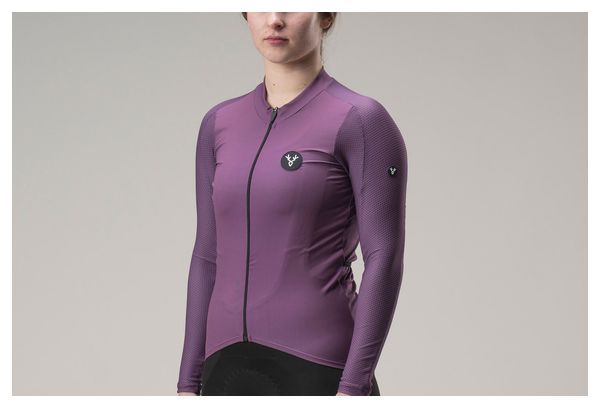 Maglia a maniche lunghe LeBram Turini Violet Plum Donna