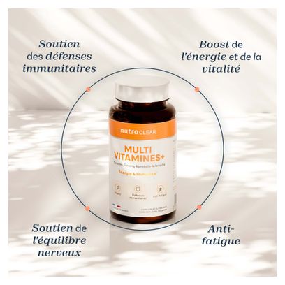 Multivitamines + (60 Gélules) - Nutraclear -  Multivitamines