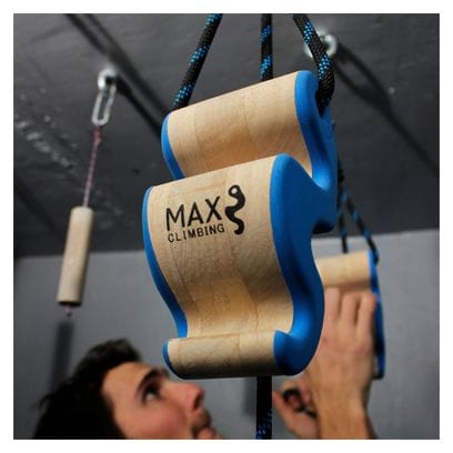MAX Climbing agrès d'entrainement Escalade Crosstraining Max grip Hybrid - Bleu