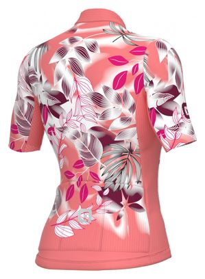 Maillot mangas cortas mujer Alé Garden blanco