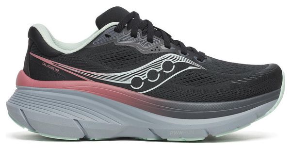 Zapatillas de running Saucony Guide 19 Negro/Rosa Mujer
