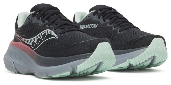 Zapatillas de running Saucony Guide 19 Negro/Rosa Mujer