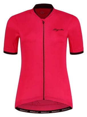 Maillot Manches Courtes Velo Rogelli Essential - Femme