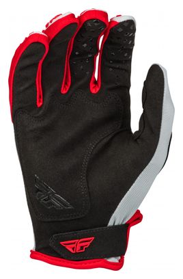 Fly Kinetic Long Gloves Red / Grey