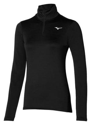 Women's Mizuno Impulse Core 1/2 zip top Black