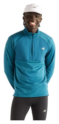 New Balance RC Essential Men's Blue 1/2-Zip Thermal Top