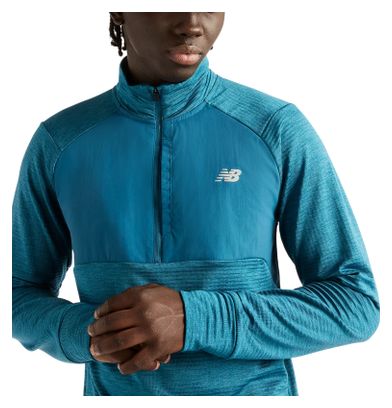 New Balance RC Essential Men's Blue 1/2-Zip Thermal Top